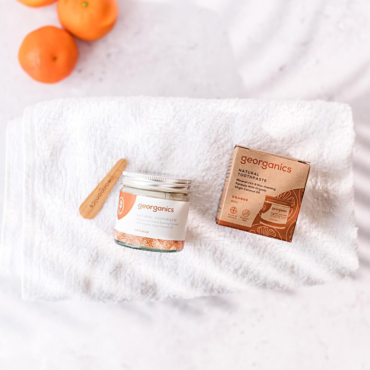 Georganics Orange Natural Toothpaste (60ml) - Life Before Plastik